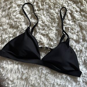 Shein Black Triangle Bikini Top-M